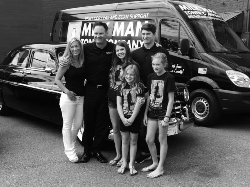 The Milk Man Toner Company family in Loomis, California